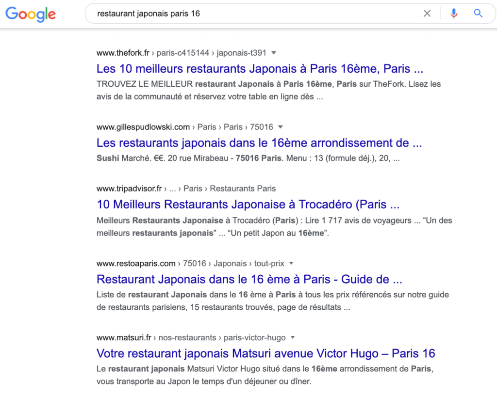 référencement local SEO