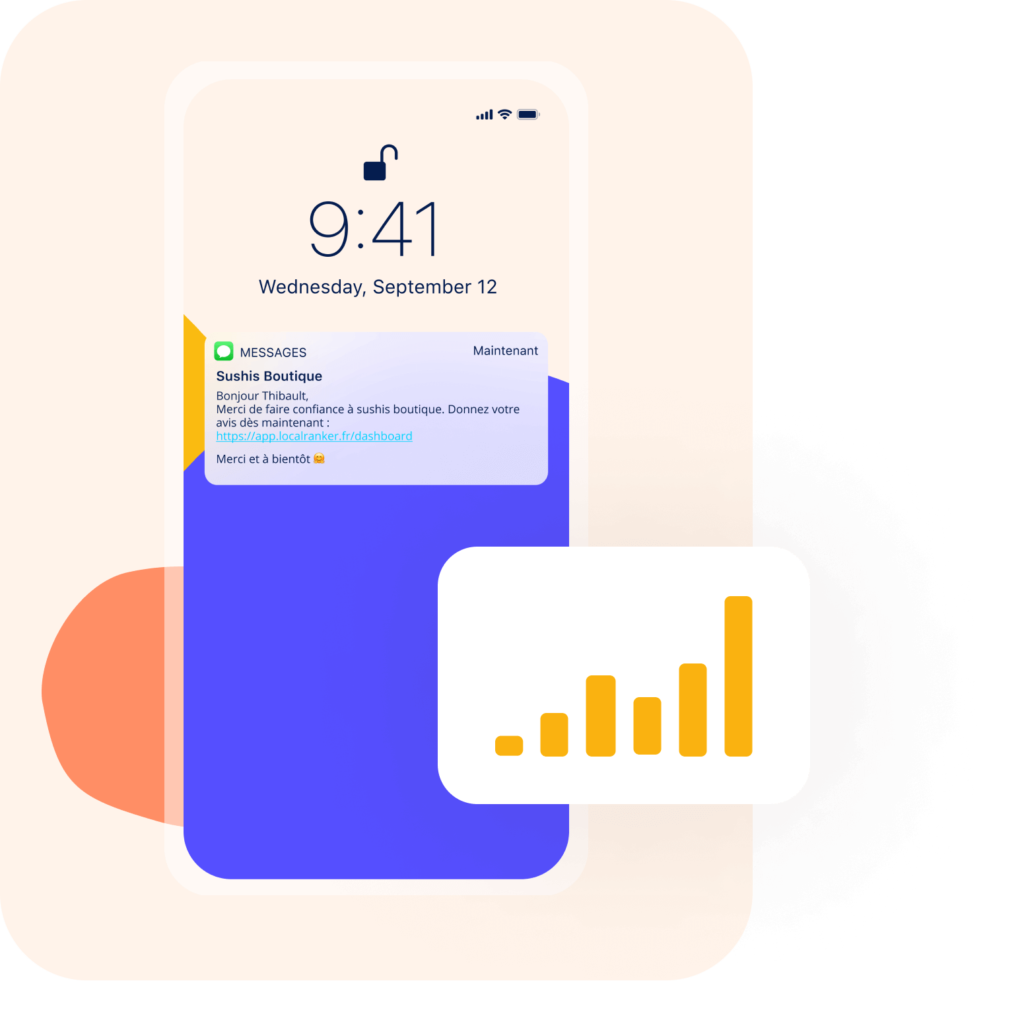 booster d'avis récolter des avis par SMS