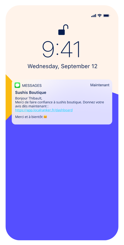 sms avis