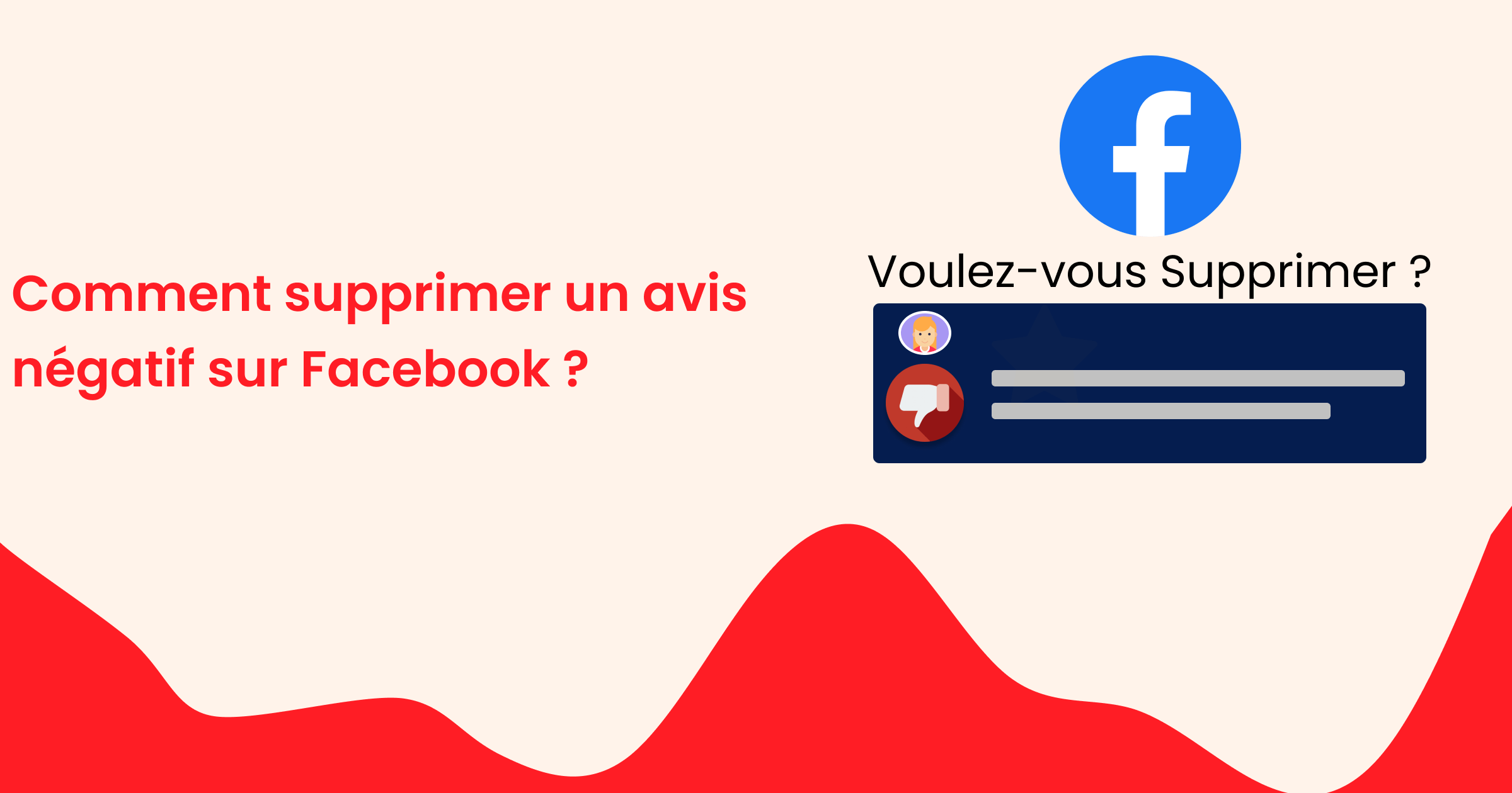 comment supprimer un commentaire indésirable sur facebook