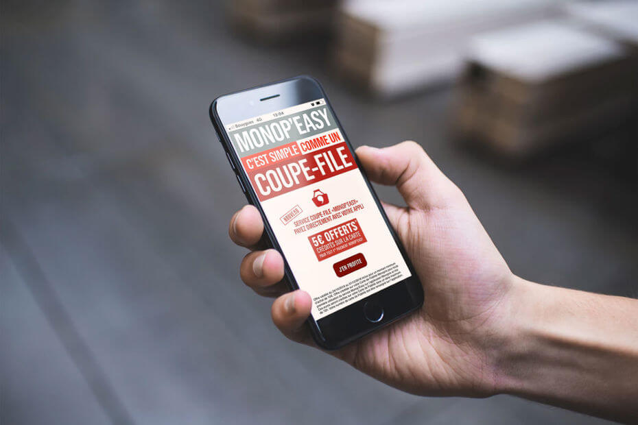 application monoprix